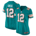 Bob Griese Miami Dolphins Women's Retired Player Jersey - Aqua