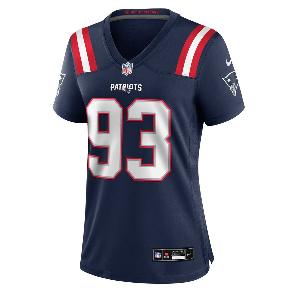 Leonard Taylor New England Patriots Women's Team Game Jersey - Navy