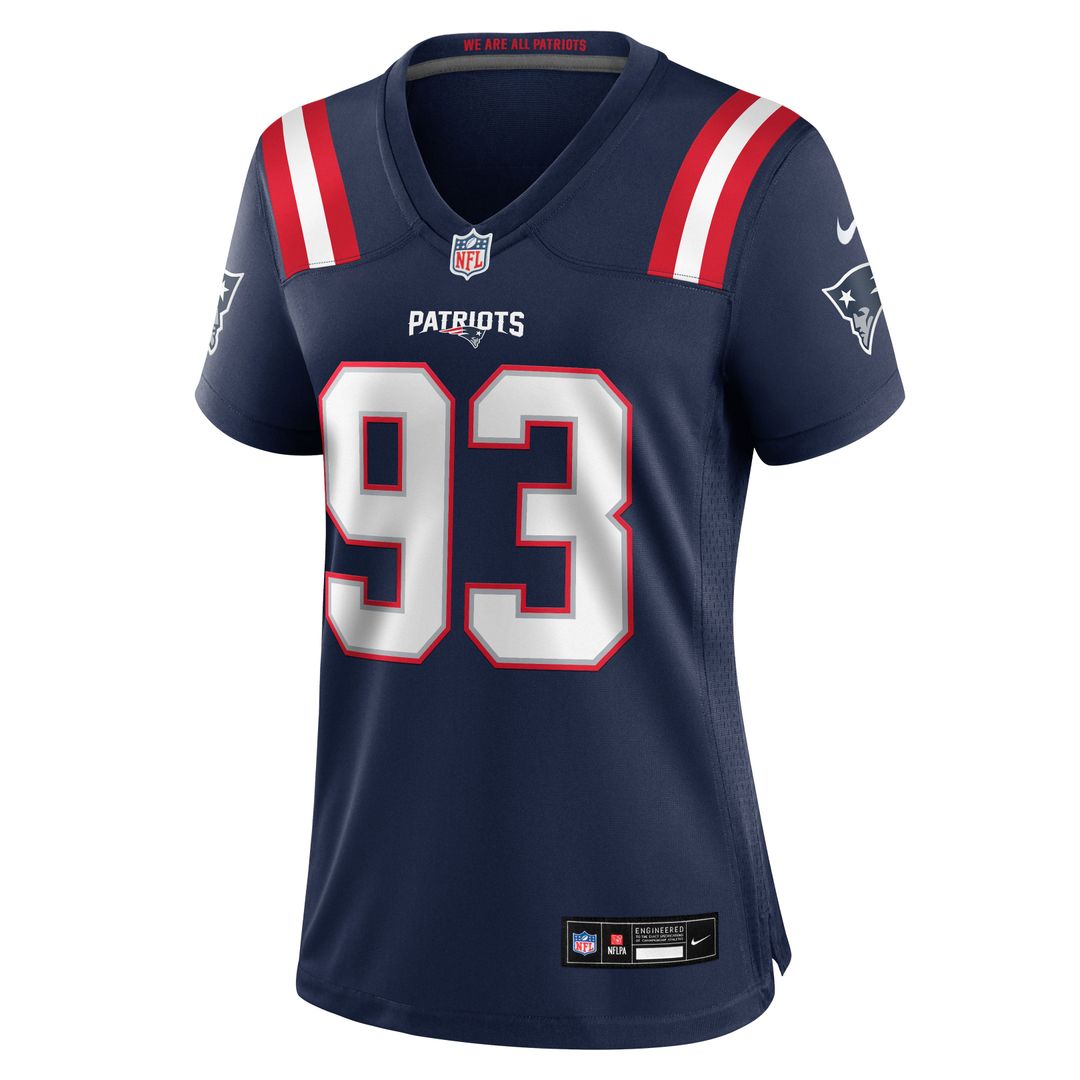 Leonard Taylor New England Patriots Women's Team Game Jersey - Navy