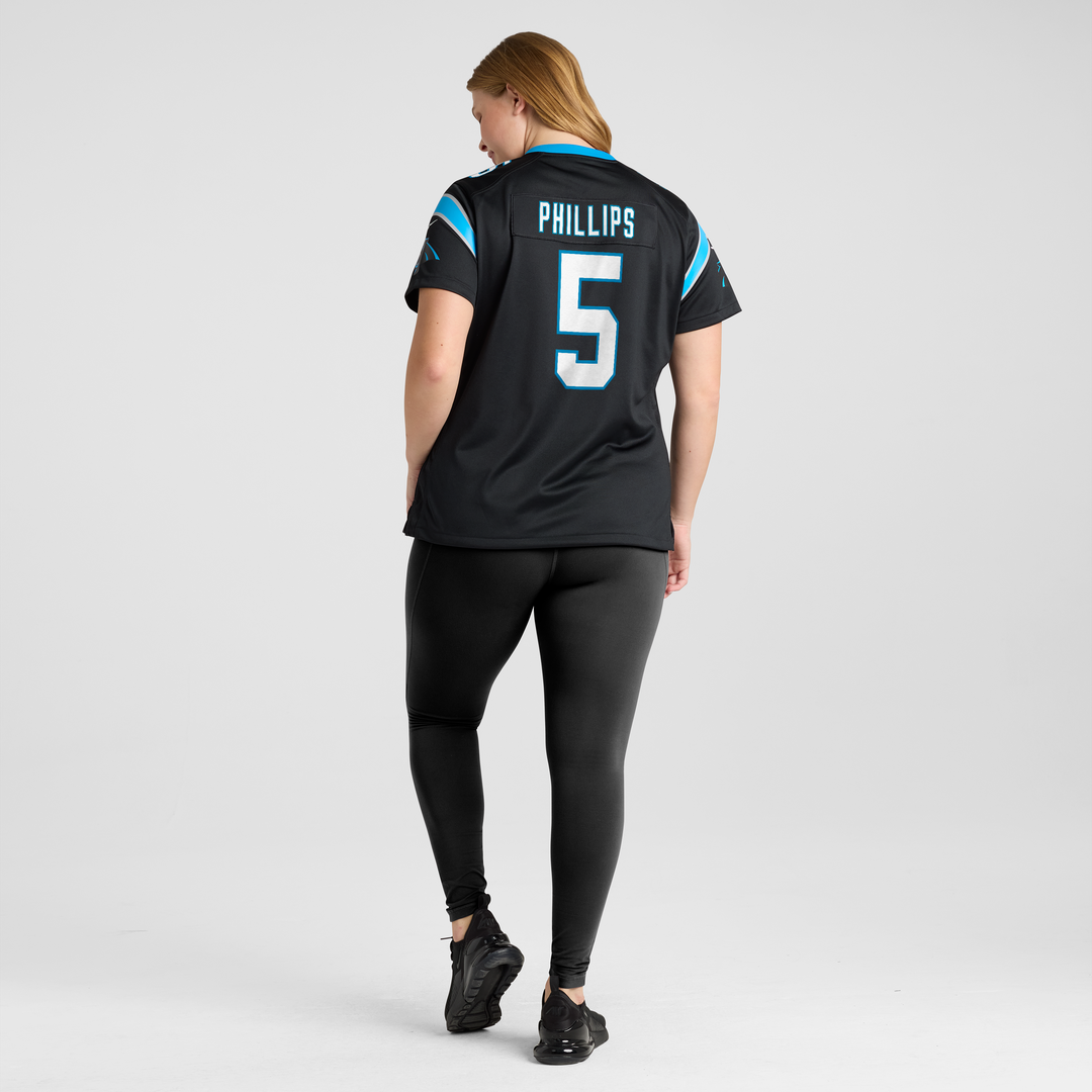 Jaelan Phillips Carolina Panthers Women's Team Game Jersey - Black