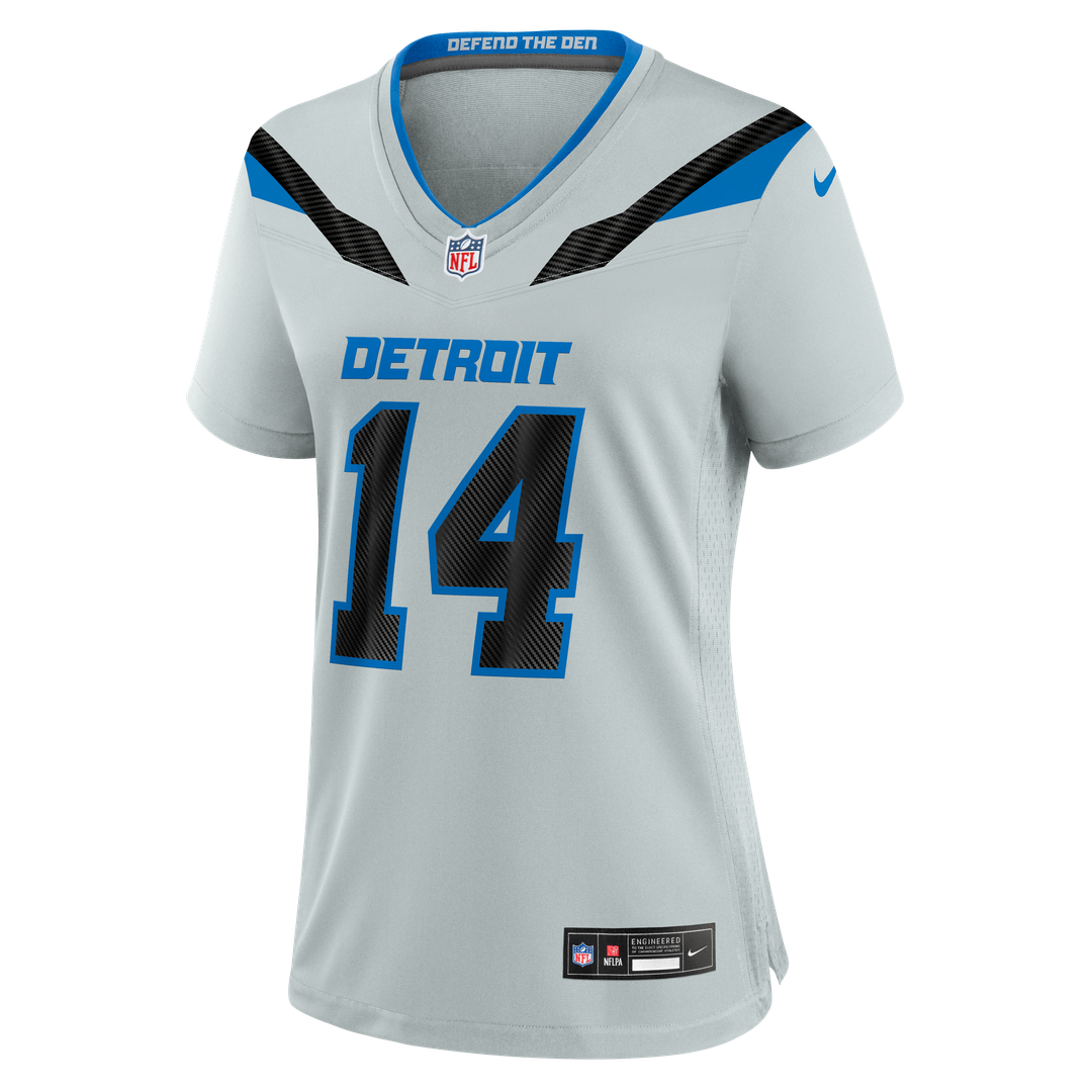 Amon - Ra St. Brown Detroit Lions Women's 2026 Rivalries Collection Game Jersey - Silver