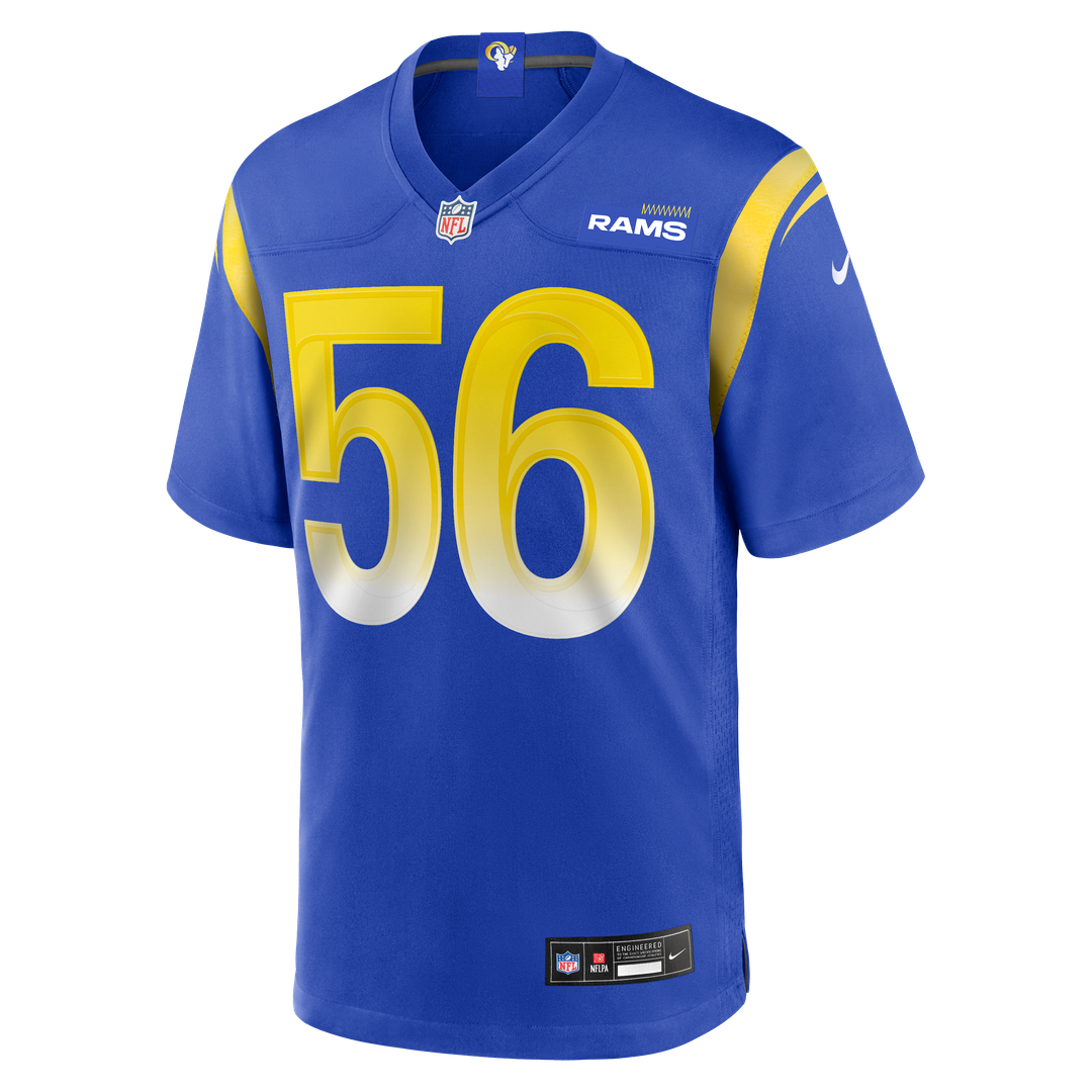 London Fletcher Los Angeles Rams Game Retired Player Jersey - Royal
