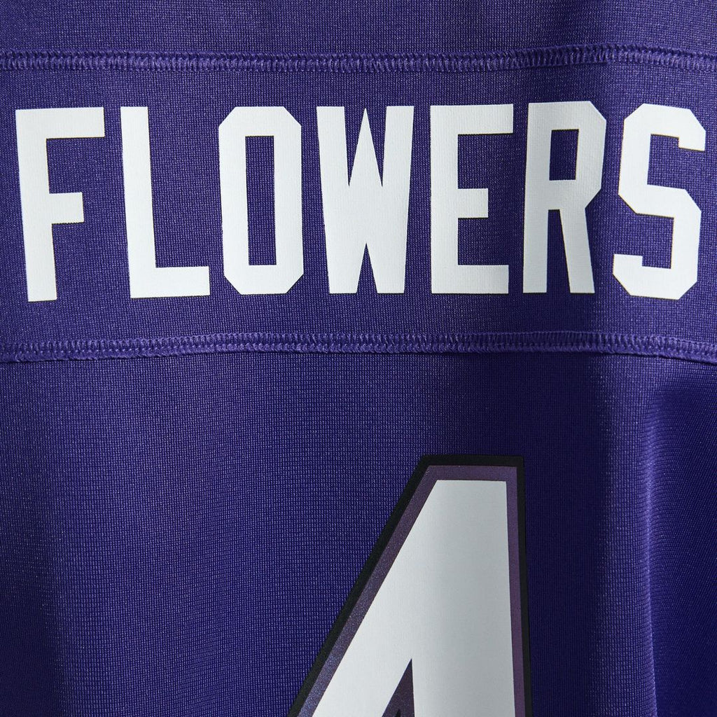 Zay Flowers Baltimore Ravens Women's Team Game Jersey - Purple