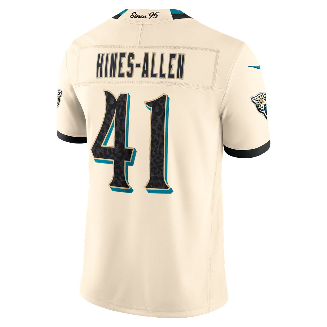 Josh Hines - Allen Jacksonville Jaguars 2026 Rivalries Collection Stitched Limited Jersey - Natural