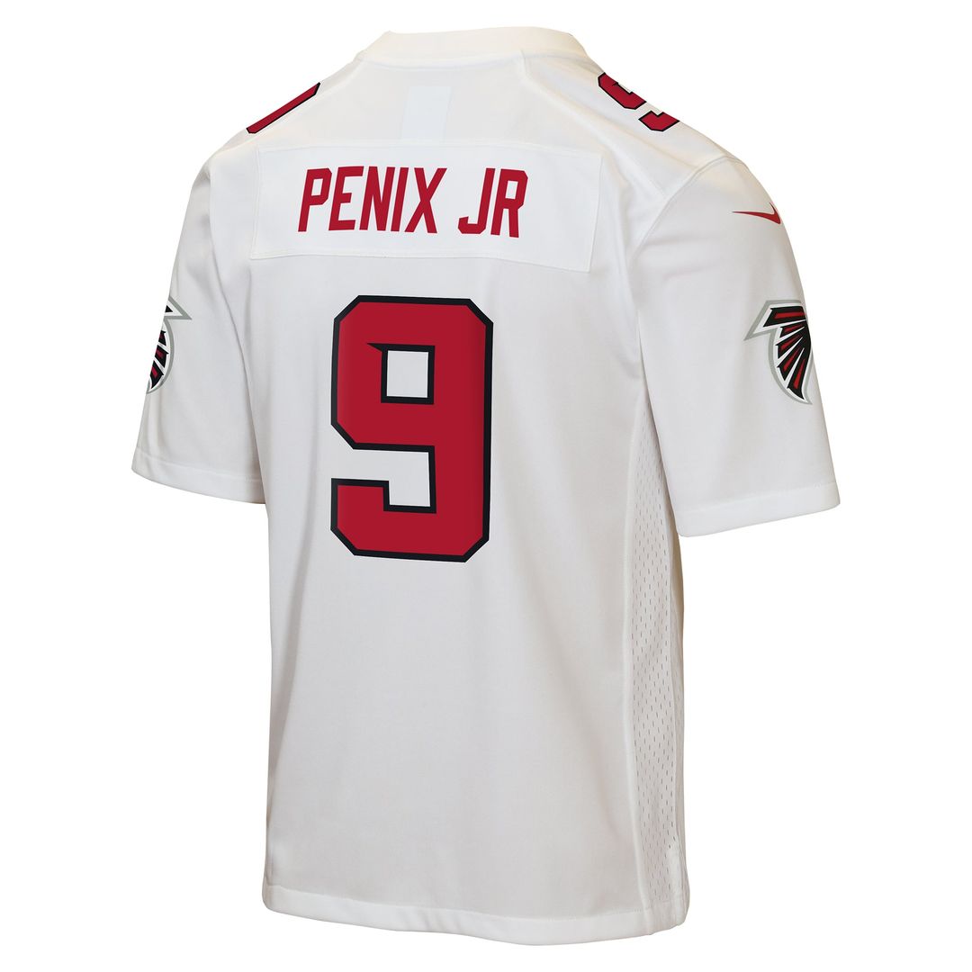 Michael Penix Jr. Atlanta Falcons Youth Game Jersey - White
