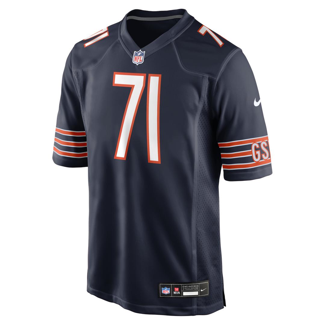 Jedrick Wills Jr. Chicago Bears Team Game Jersey - Navy