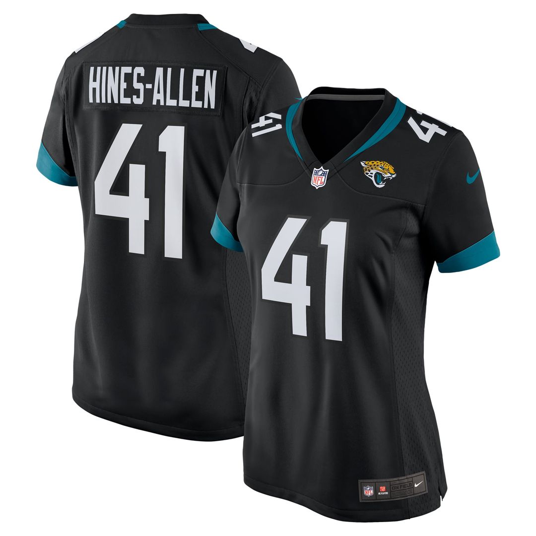Josh Hines - Allen Jacksonville Jaguars Women's Alternate Player Game Jersey - Black
