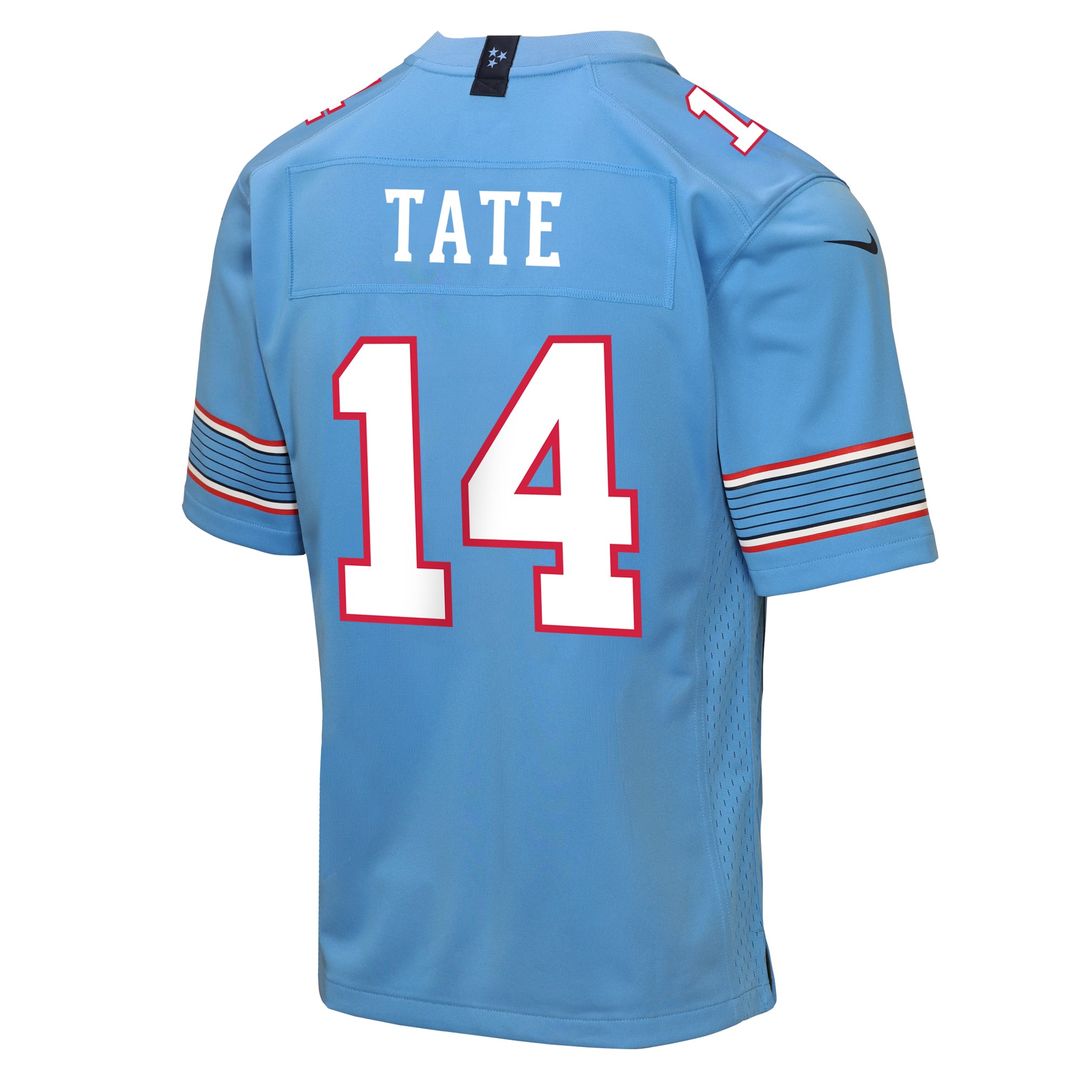 Carnell Tate Tennessee Titans Youth Team Game Jersey - Light Blue