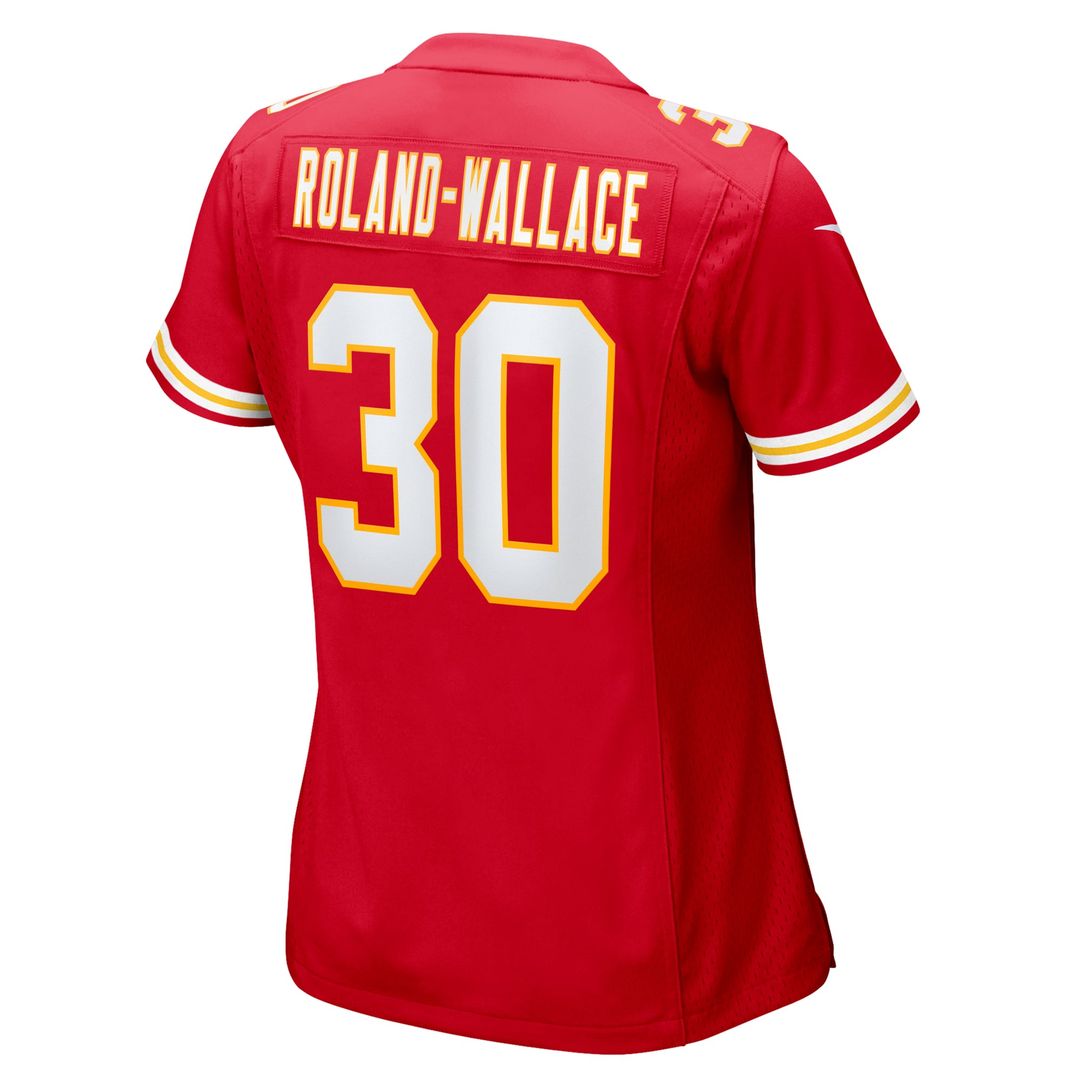 Chris Roland - Wallace Kansas City Chiefs Women's Game Jersey - Red