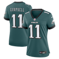 Jihaad Campbell Philadelphia Eagles Women's Team Game Jersey - Midnight Green