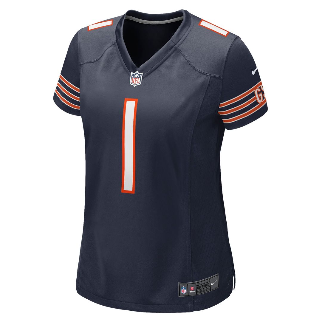 Number 1 Mom Chicago Bears Women's Game Jersey - Navy
