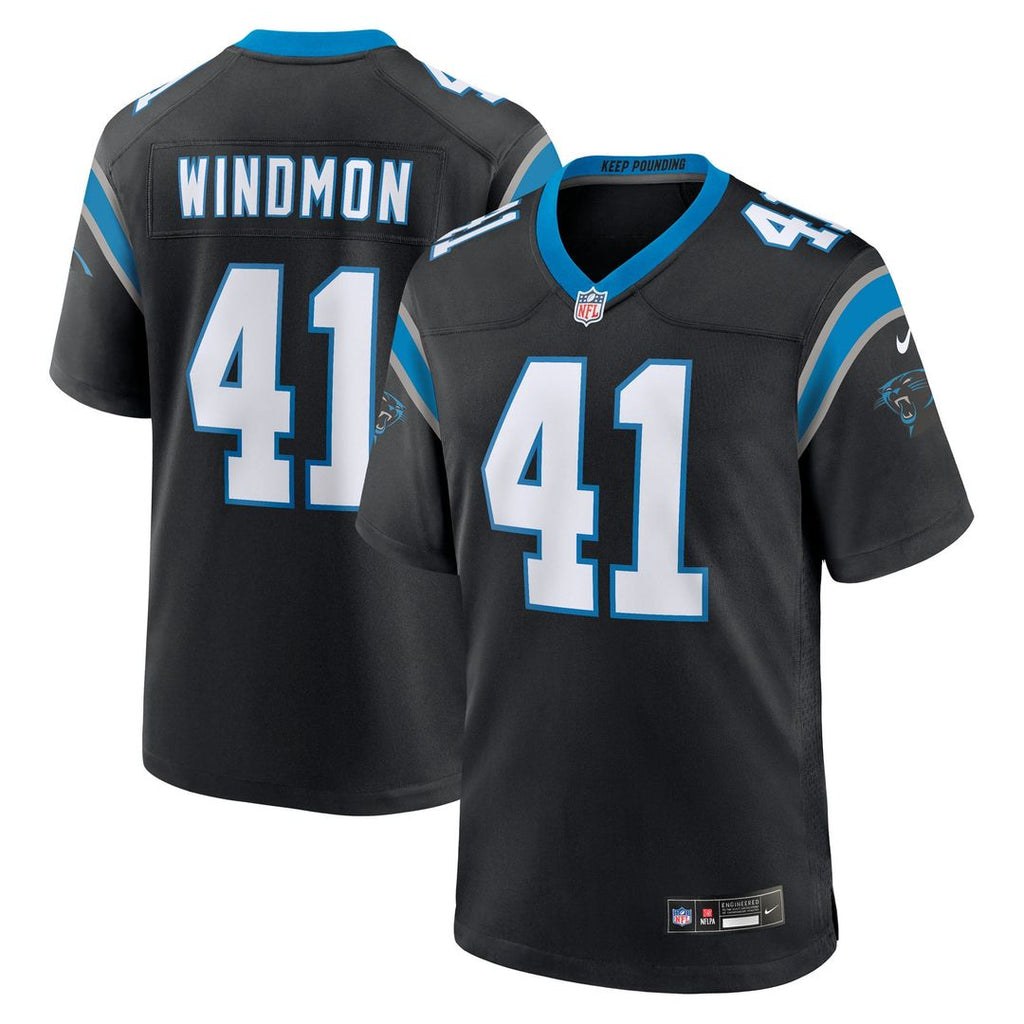Jacoby Windmon Carolina Panthers Team Game Jersey - Black