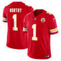 Xavier Worthy Kansas City Chiefs Team Vapor F.U.S.E. Stitched Limited Jersey - Red