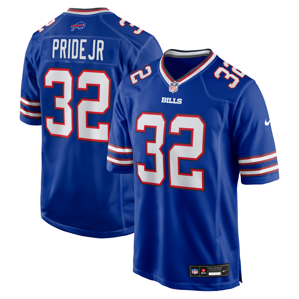 Toriano Pride Jr. Buffalo Bills Team Game Jersey - Royal