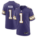 Warren Moon Minnesota Vikings Retired Player Alternate Game Jersey - Purple