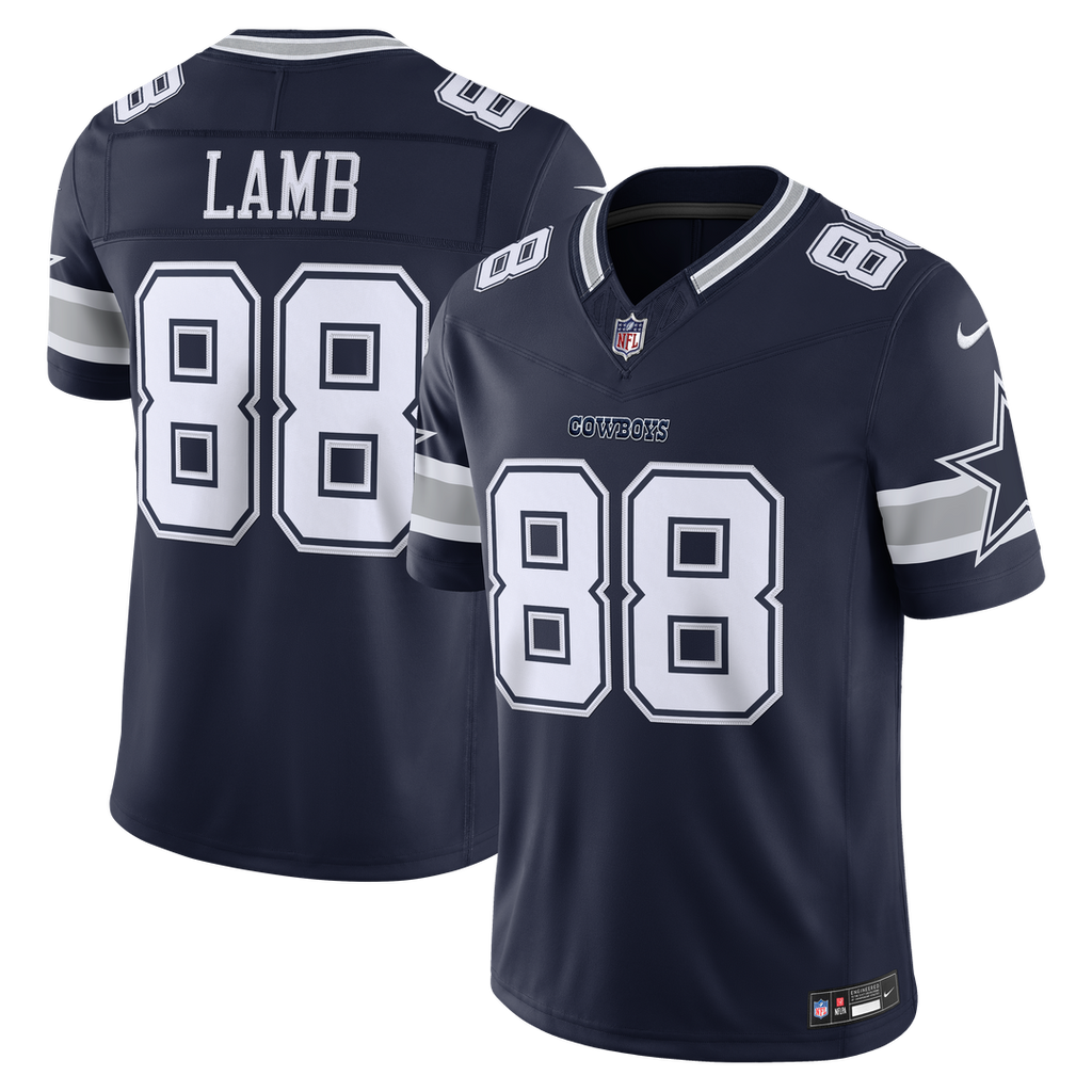 CeeDee Lamb Dallas Cowboys Team Vapor F.U.S.E. Stitched Limited Jersey - Navy