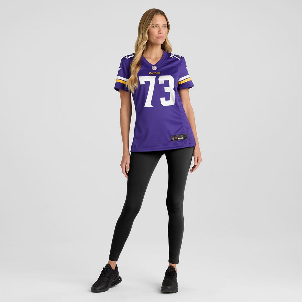 Walter Rouse Minnesota Vikings Women's Team Game Jersey - Purple