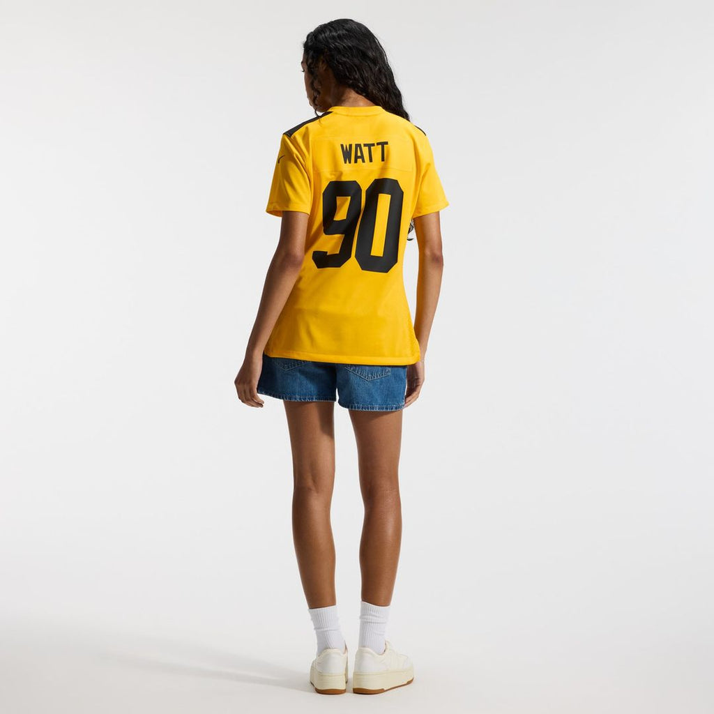 T.J. Watt Pittsburgh Steelers Women's Alternate 1933 Throwback Game Jersey - Gold