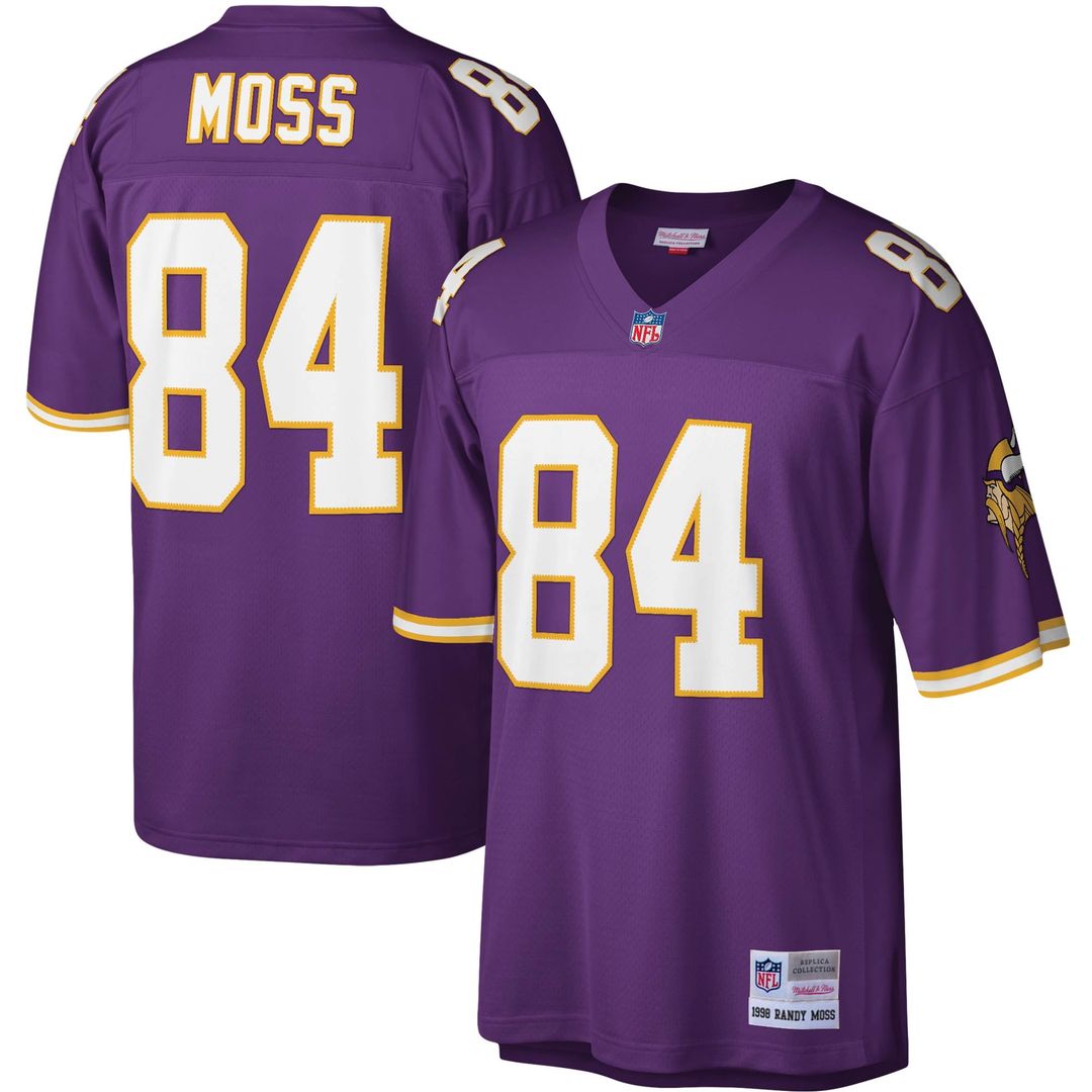 Randy Moss Minnesota Vikings Legacy Replica Jersey - Purple