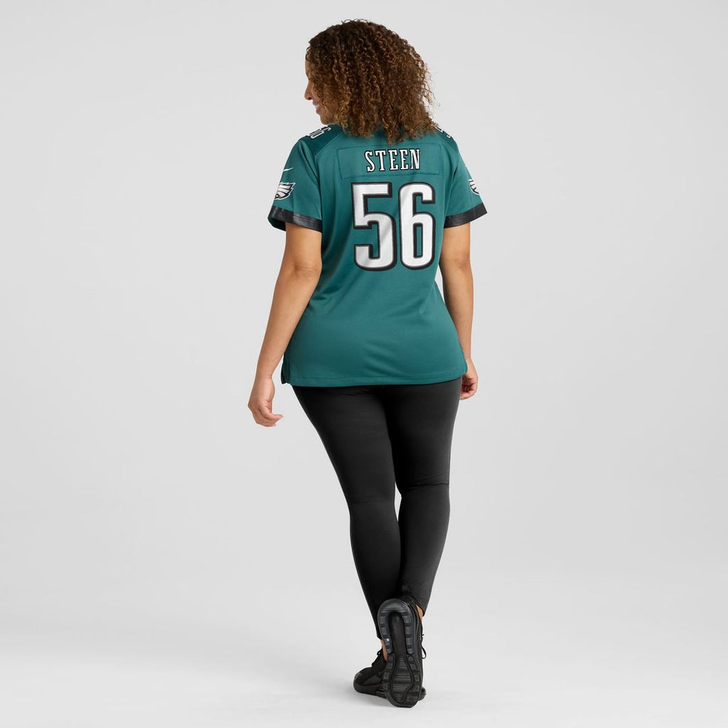 Tyler Steen Philadelphia Eagles Women's Team Game Jersey - Midnight Green