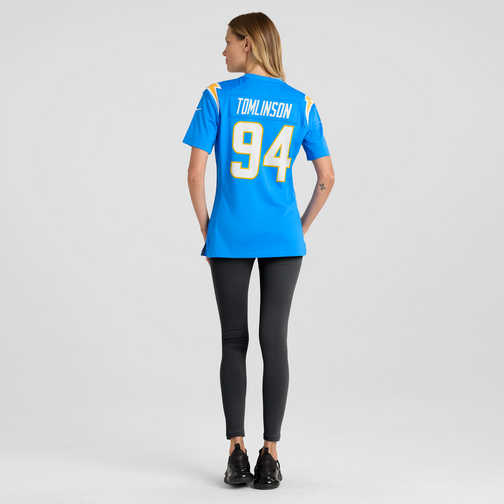 Dalvin Tomlinson Los Angeles Chargers Women's Team Game Jersey - Powder Blue