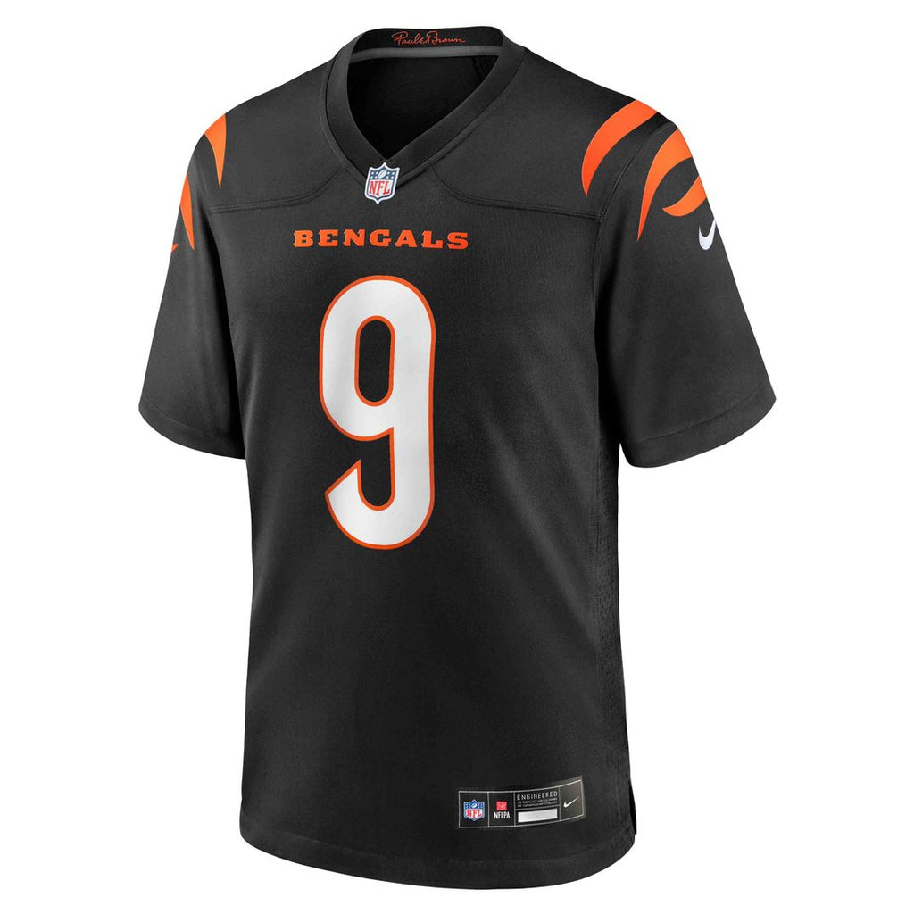 Joe Burrow Cincinnati Bengals Player Game Jersey - Black
