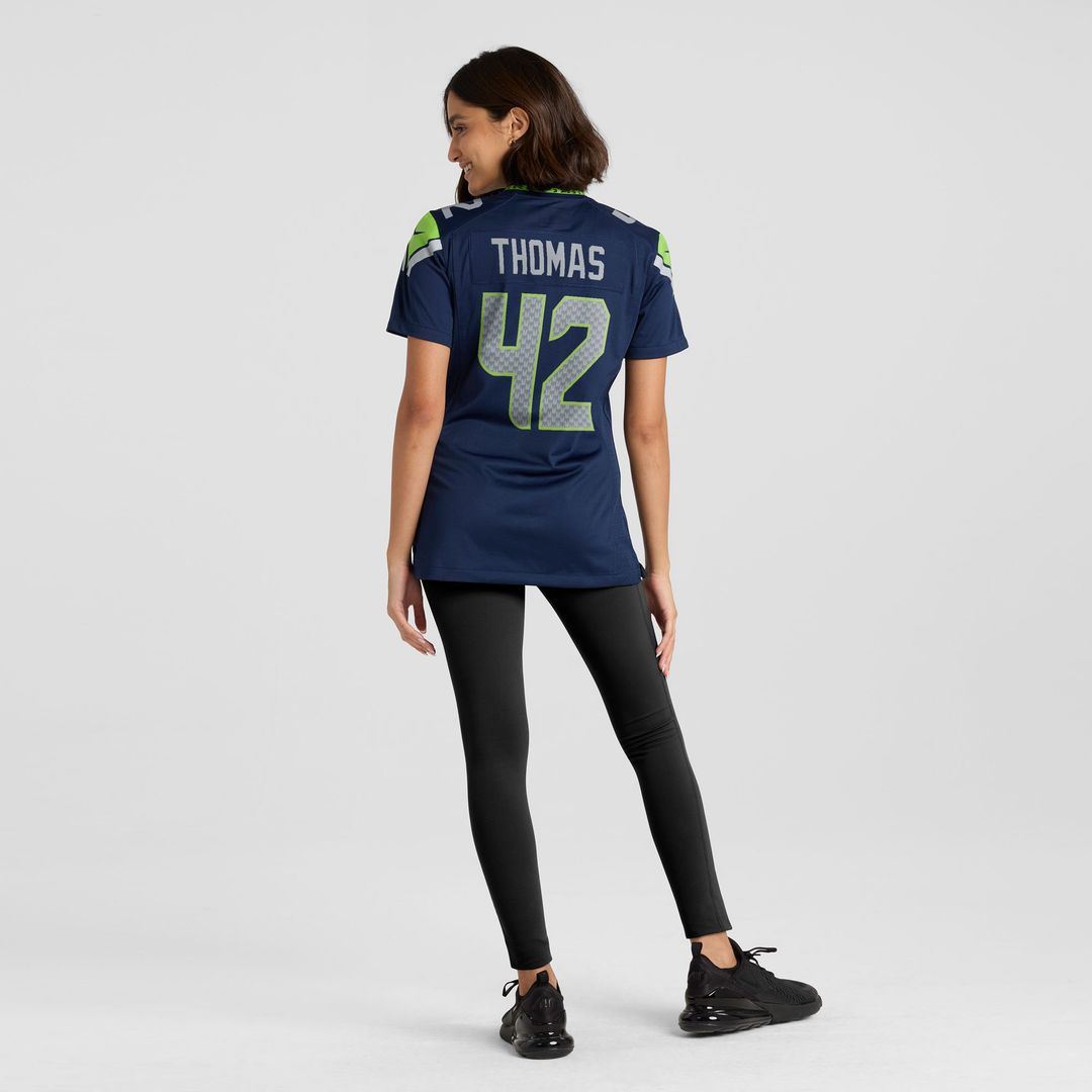 Drake Thomas Seattle Seahawks Women's Team Game Jersey - College Navy