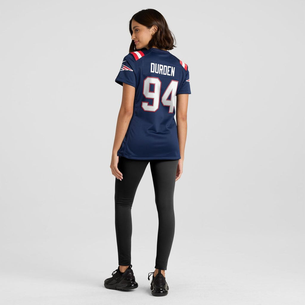 Cory Durden New England Patriots Women's Team Game Jersey - Navy