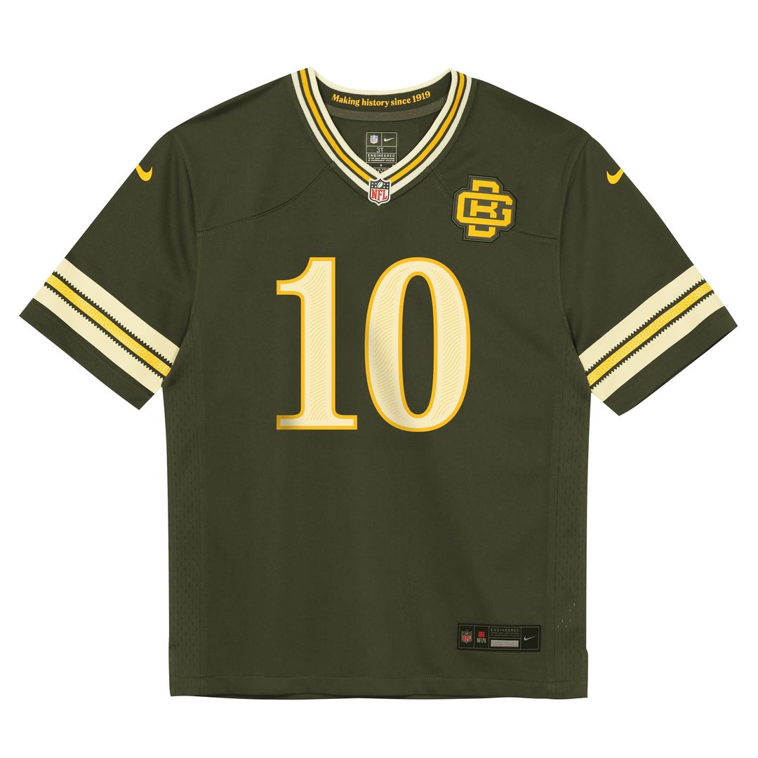 Jordan Love Green Bay Packers Toddler 2026 Rivalries Collection Game Jersey - Green