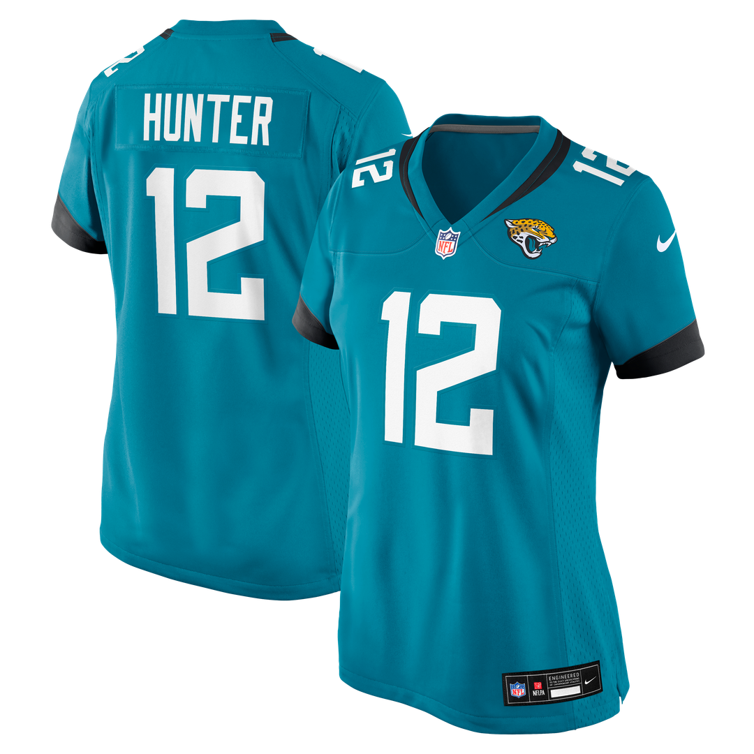 Travis Hunter Jacksonville Jaguars Women's Team Game Jersey - Teal