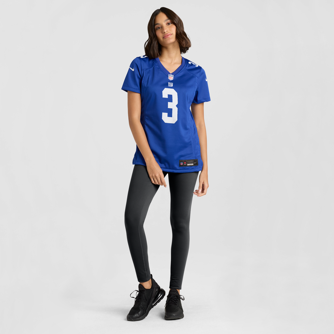 Abdul Carter New York Giants Women's Team Game Jersey - Royal