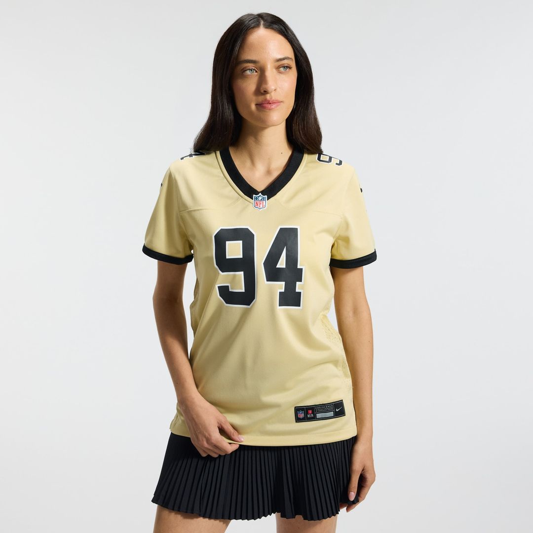 Cameron Jordan New Orleans Saints Women's Gameday Golds Alternate Game Player Jersey - Gold