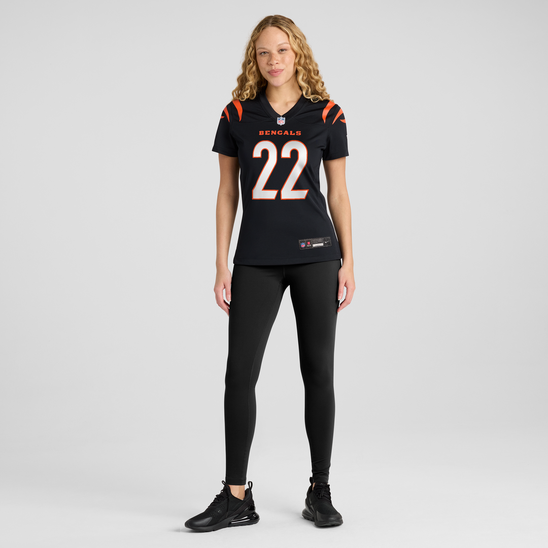 Russ Yeast Cincinnati Bengals Women's Team Game Jersey - Black