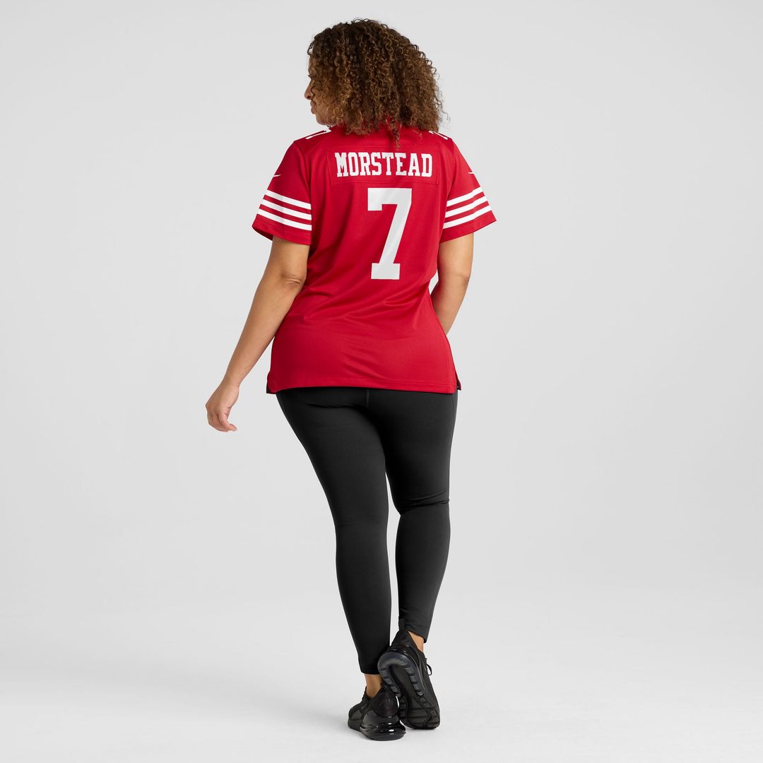 Thomas Morstead San Francisco 49ers Women's Team Game Jersey - Scarlet