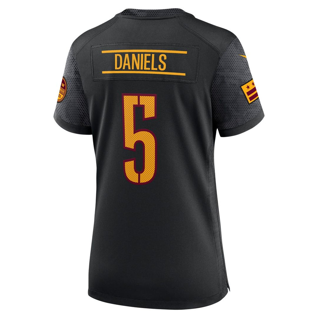 Jayden Daniels Washington Commanders Women's Alternate Game Player Jersey - Black