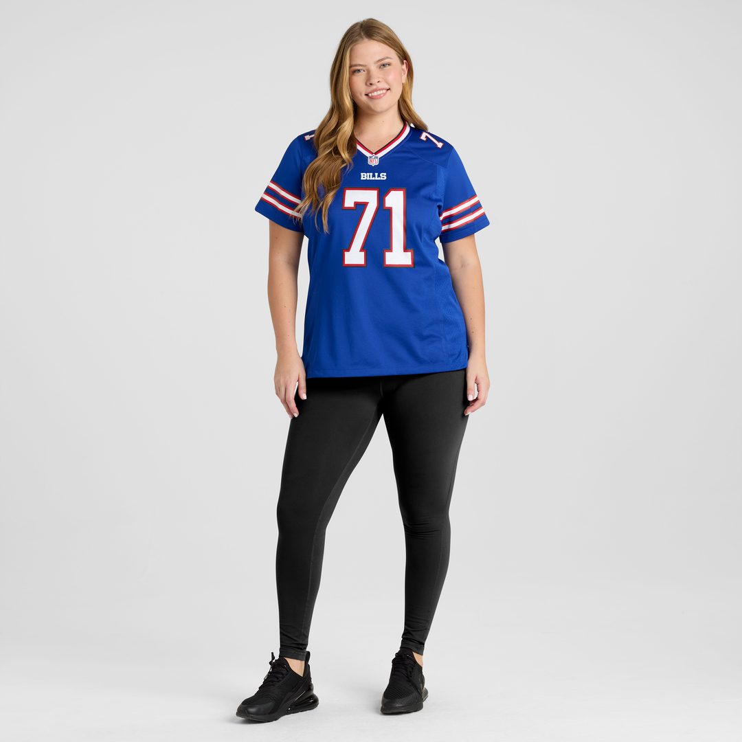 Jedrick Wills Jr. Buffalo Bills Women's Team Game Jersey - Royal