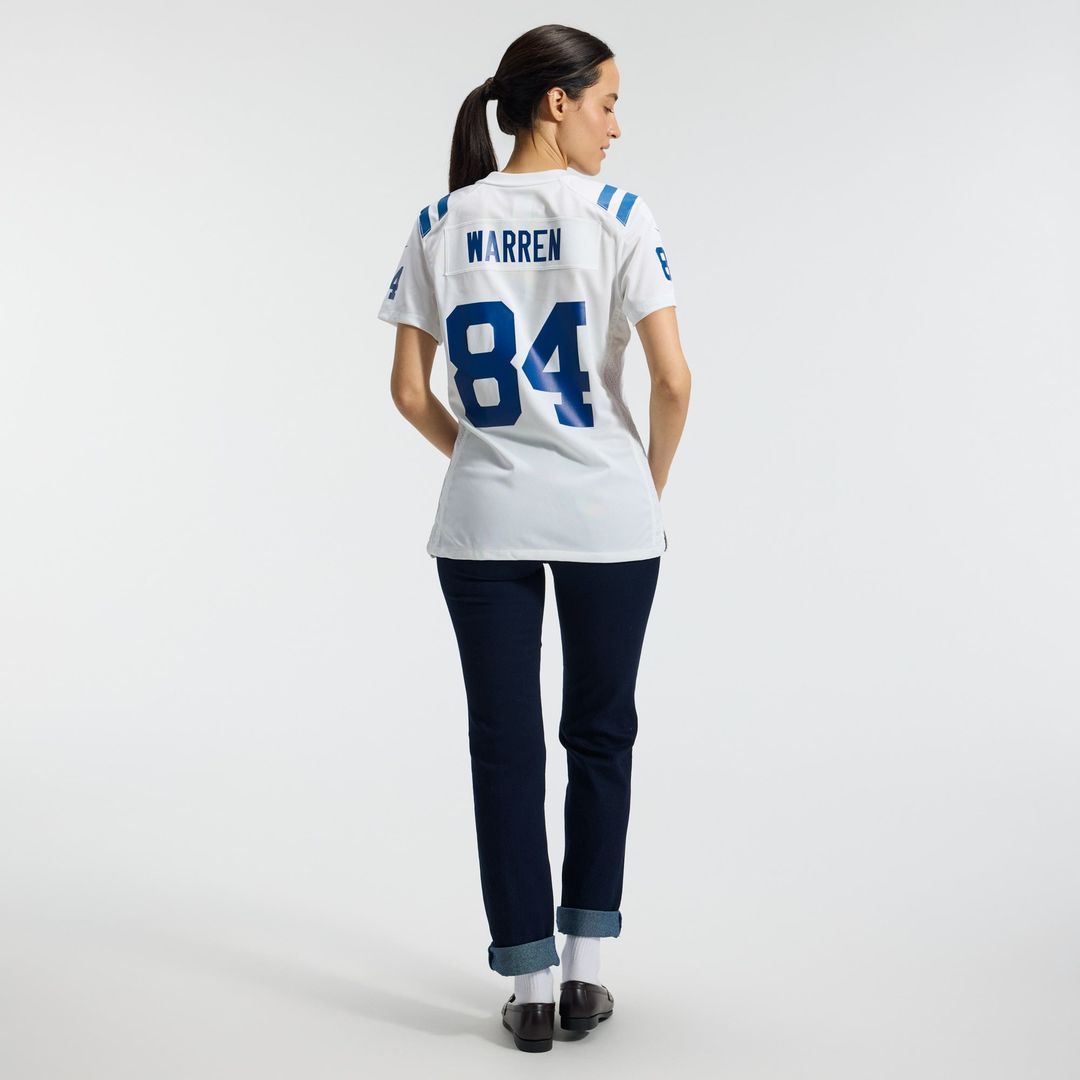 Tyler Warren Indianapolis Colts Women's Game Jersey - White