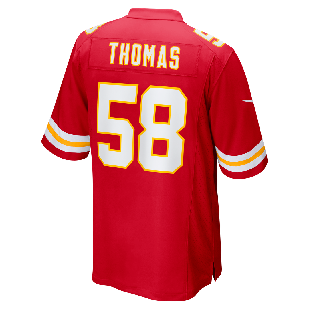 Derrick Thomas Kansas City Chiefs Game Retired Player Jersey - Red