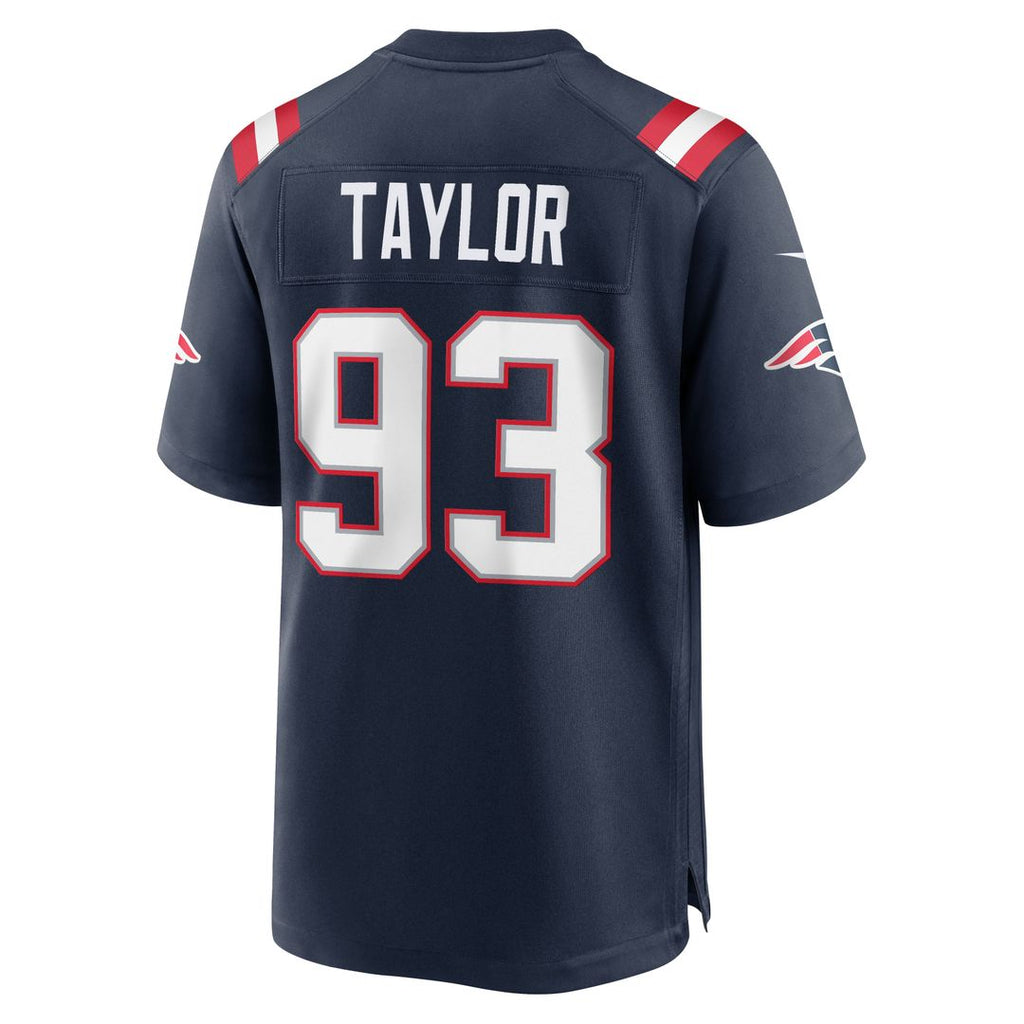 Leonard Taylor New England Patriots Team Game Jersey - Navy