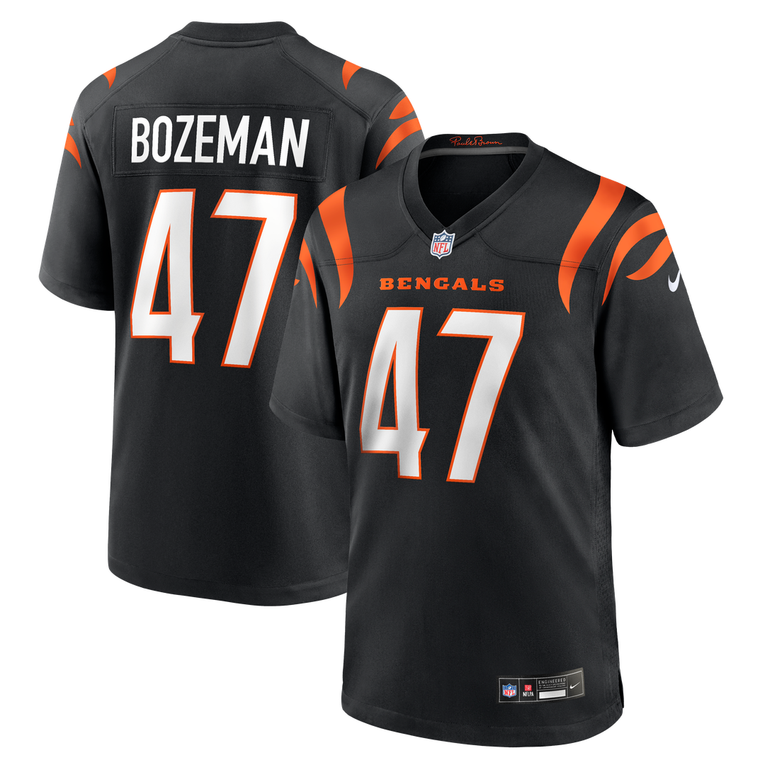 Swayze Bozeman Cincinnati Bengals Team Game Jersey - Black