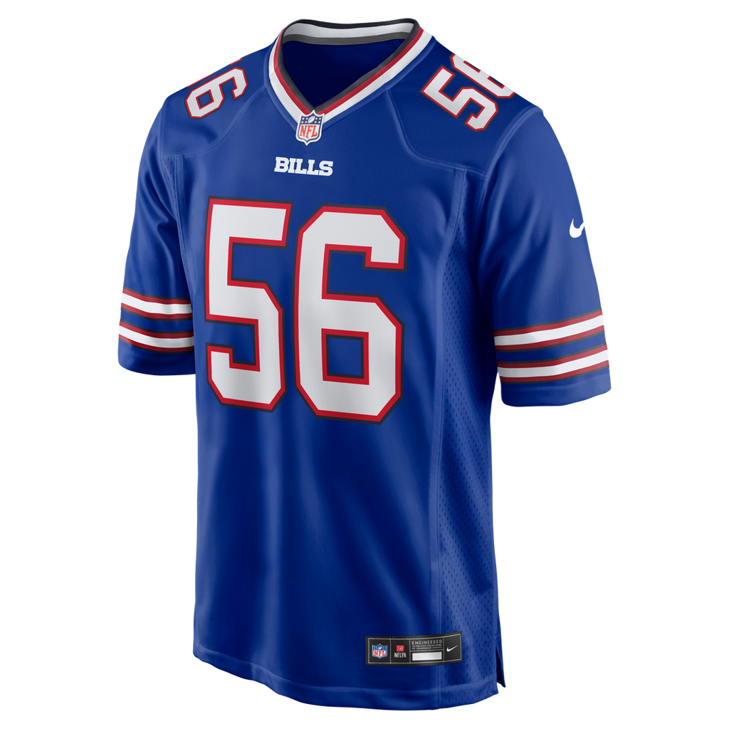 Javon Solomon Buffalo Bills Game Jersey - Royal