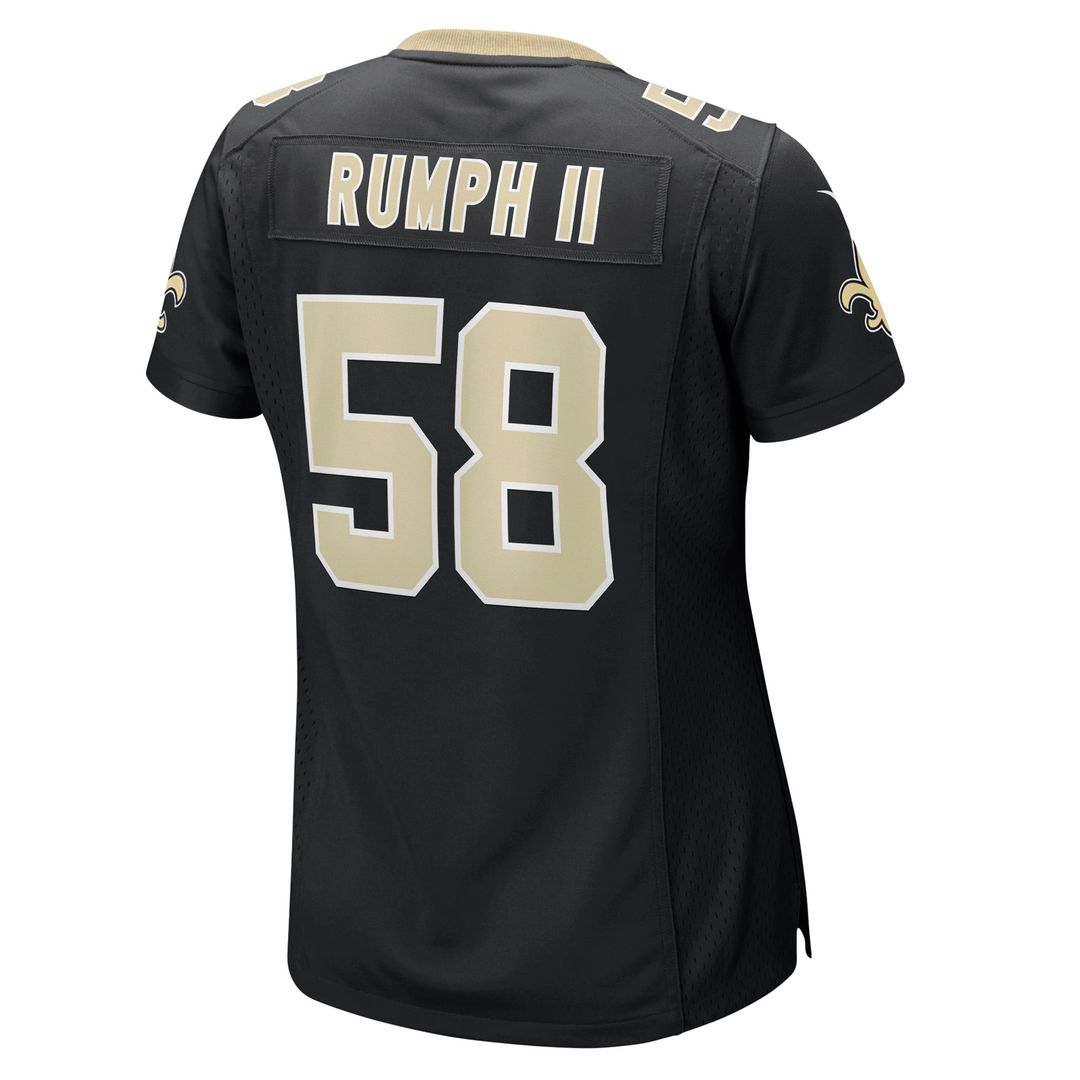 Chris Rumph II New Orleans Saints Women's Team Game Jersey - Black