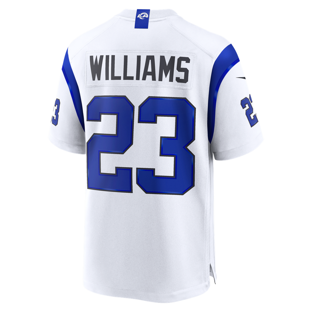 Kyren Williams Los Angeles Rams Fearsome White Game Jersey