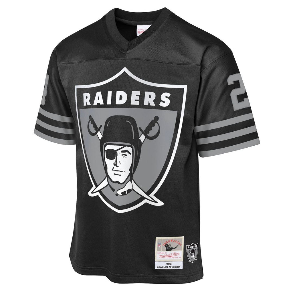 Charles Woodson Las Vegas Raiders Youth 1998 Throwback Fashion Jersey - Black