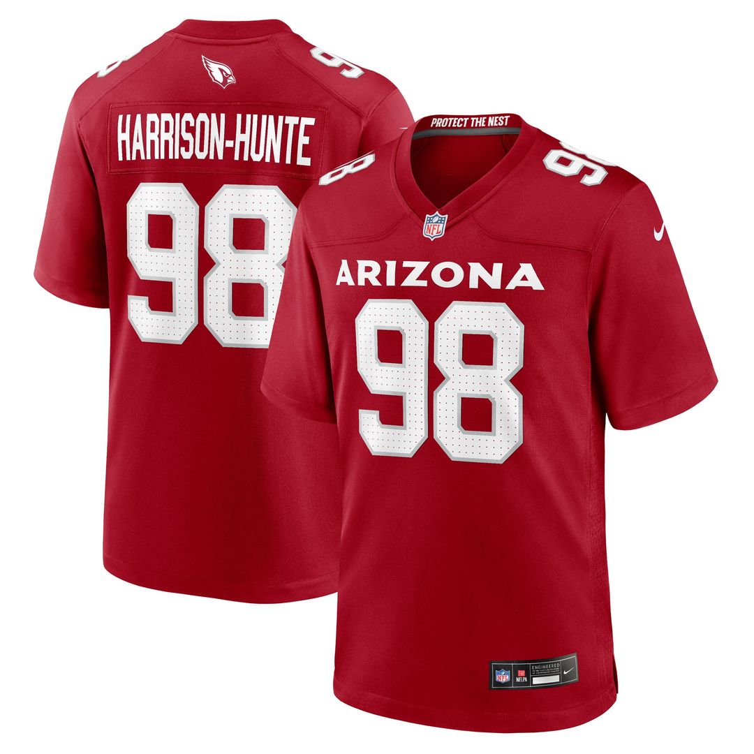 Jared Harrison - Hunte Arizona Cardinals Team Game Jersey - Cardinal