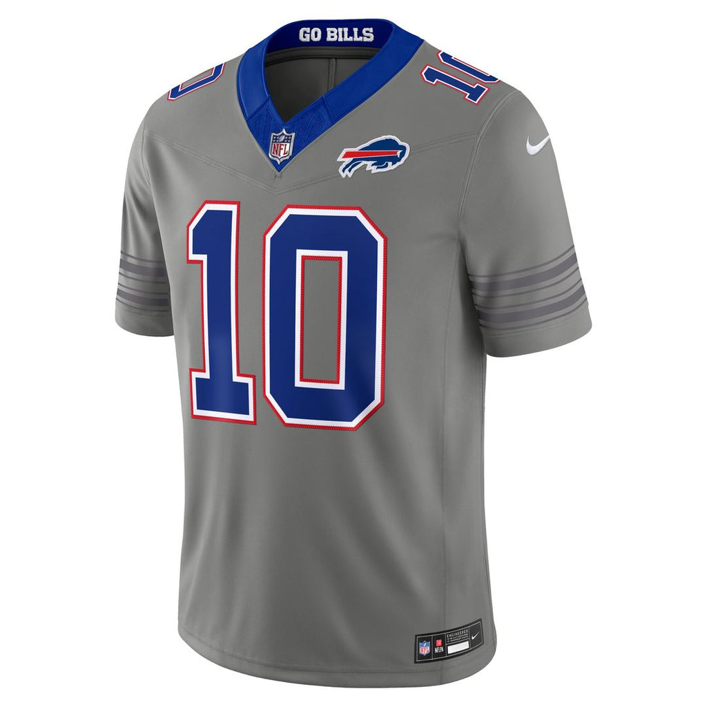 Khalil Shakir Buffalo Bills Nickel City Vapor F.U.S.E. Stitched Limited Jersey - Gray