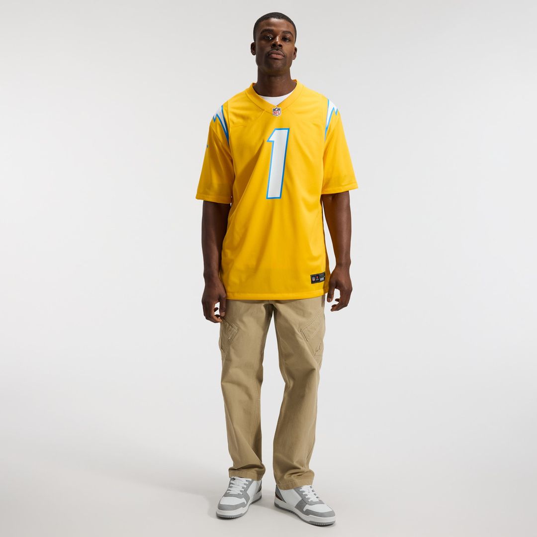 Quentin Johnston Los Angeles Chargers Game Player Jersey - Powder Blue
