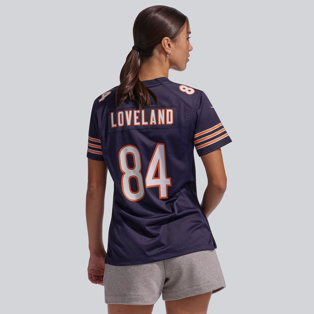 Colston Loveland Chicago Bears Women's Alternate Game Jersey - White