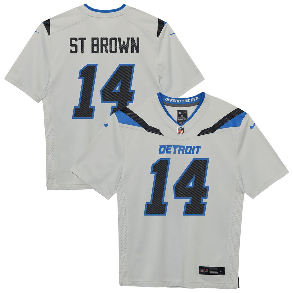 Amon - Ra St. Brown Detroit Lions Toddler 2026 Rivalries Collection Game Jersey - Silver