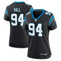 Aaron Hall Carolina Panthers Women's Team Game Jersey - Black